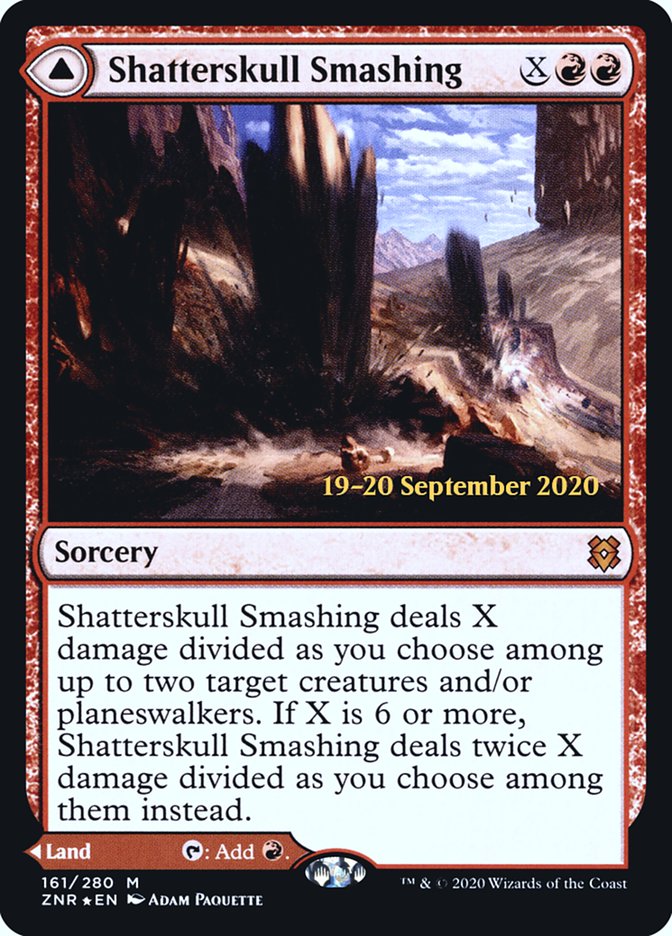 Shatterskull Smashing // Shatterskull, the Hammer Pass  [Zendikar Rising Prerelease Promos]