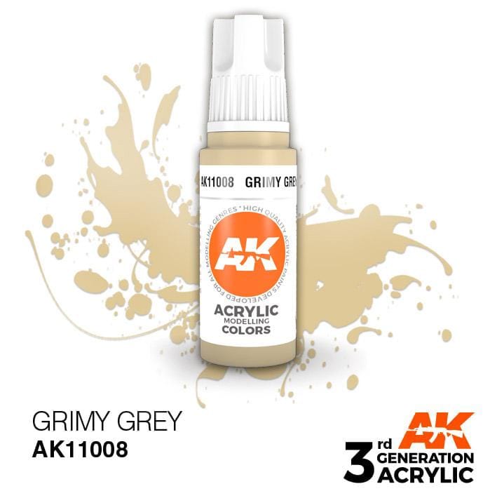 AK Acrylic 3G - Grimy Grey ( AK11008 )