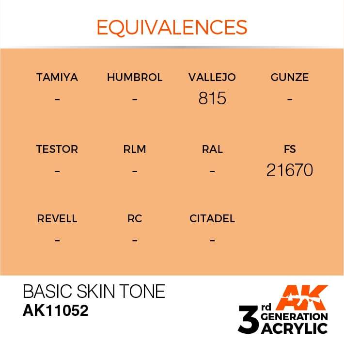 AK Acrylic 3G - Basic Skin Tone ( AK11052 )