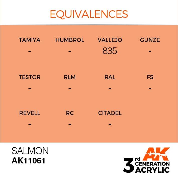 AK Acrylic 3G - Salmon ( AK11061 )