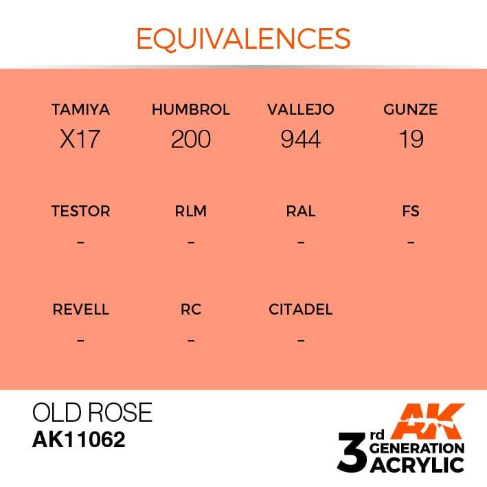 AK Acrylic 3G - Old Rose ( AK11062 )