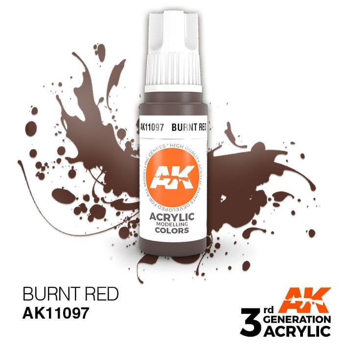 AK Acrylic 3G - Burnt Red ( AK11097 )