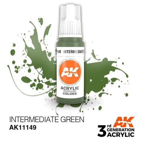 AK Interactive 3rd Gen Acrylic Green Sky 17ml