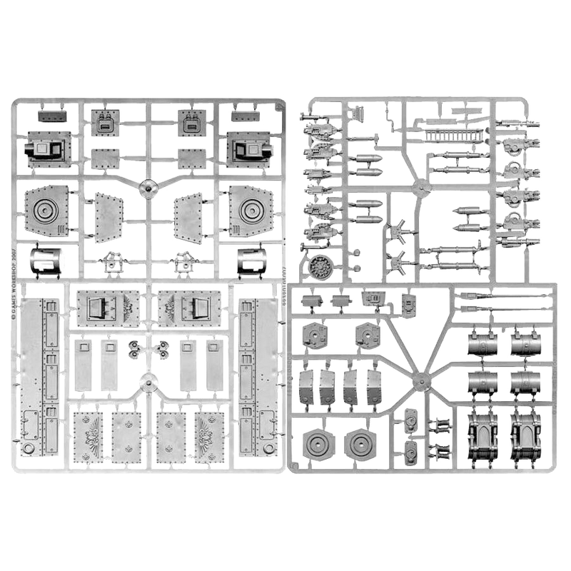 Astra Militarum Baneblade Sponsons And Accessories ( 5031-W )