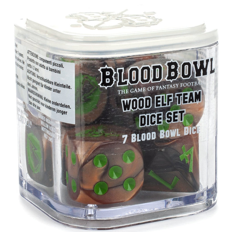 Blood Bowl Dice - Wood Elf ( 200-63-N ) - Used