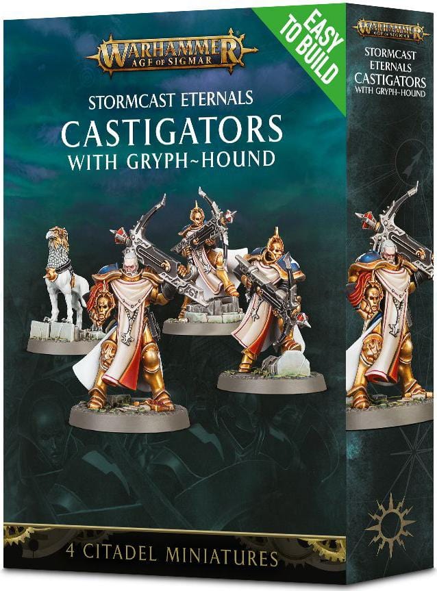 Stormcast Eternals Easy to Build Castigators with Gryph-hound ( 71-08 )