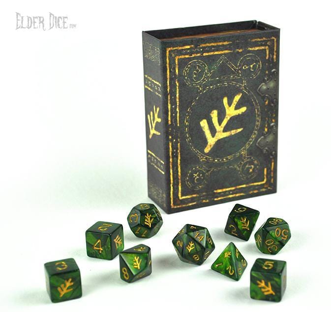 Elder Dice - 9 Polyhedral Dice Set The Elder Sign ( EDP-L02 )