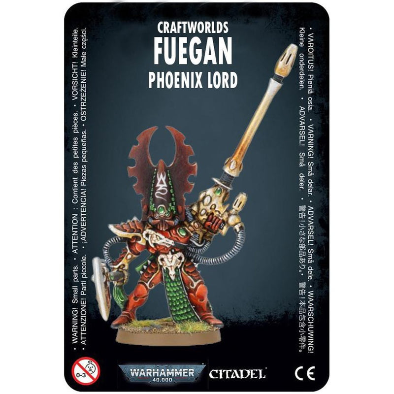 Aeldari Phoenix Lord Fuegan, The Burning Lance (Metal) ( 4029-MW ) - Used