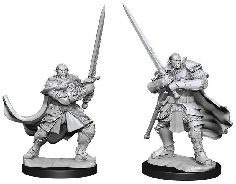 D&D Unpainted Minis - Half-orc Paladin Male ( 90307 )