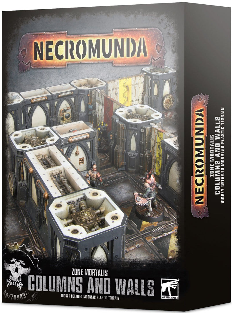 Necromunda Terrain - Zone Mortalis Columns and Walls ( 300-48 )