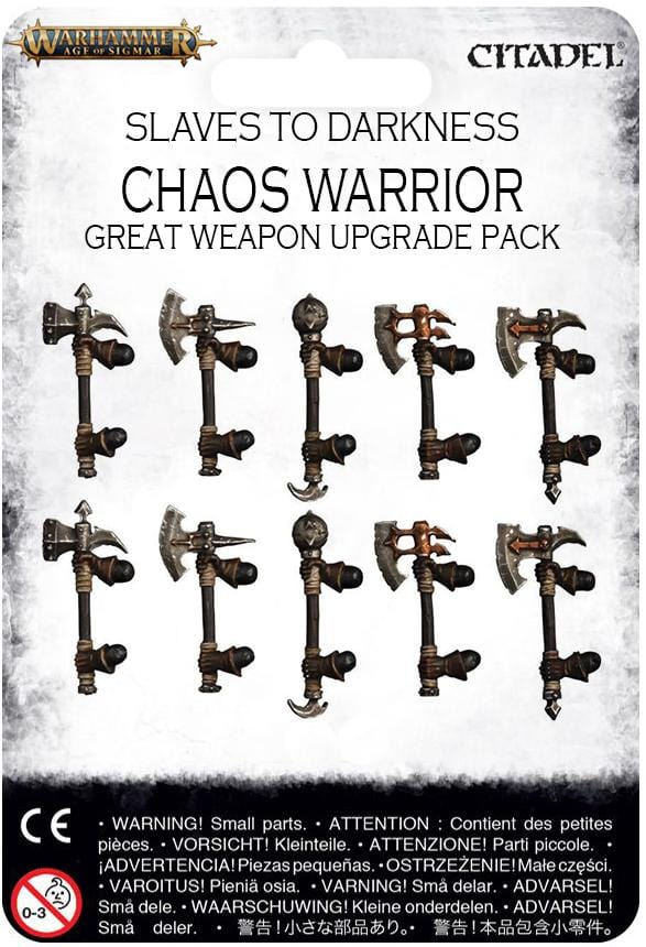 Slaves to Darkness Chaos Warrior Great Weapons Upgrade Pack ( 1221-W )