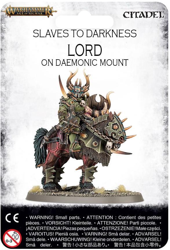 Slaves to Darkness Lord on Daemonic Mount ( 1037-W )