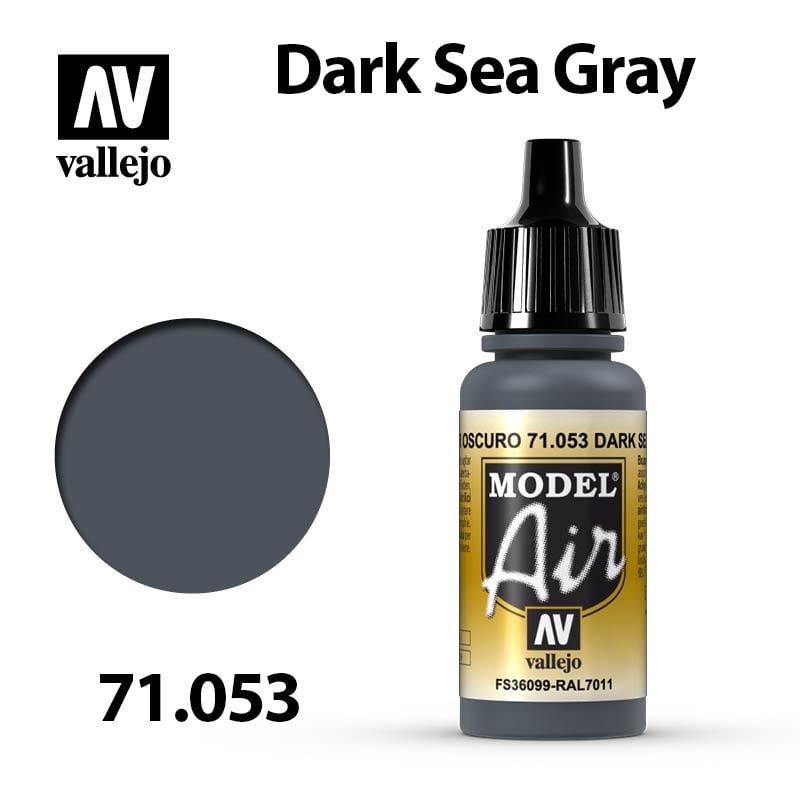Vallejo Model Air - Dark Sea Gray 17ml - Val71053