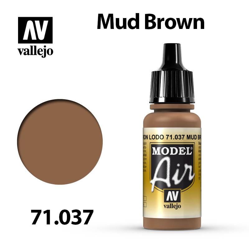 Vallejo Model Air - Mud Brown 17ml - Val71037