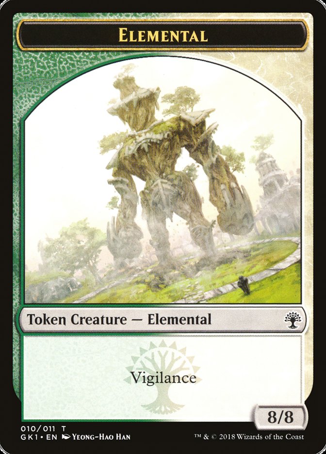 Elemental // Centaur [GRN Guild Kit Tokens]