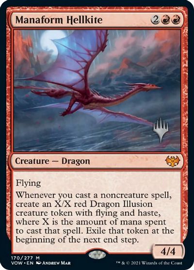 Manaform Hellkite (Promo Pack) [Innistrad: Crimson Vow Promo Pack]