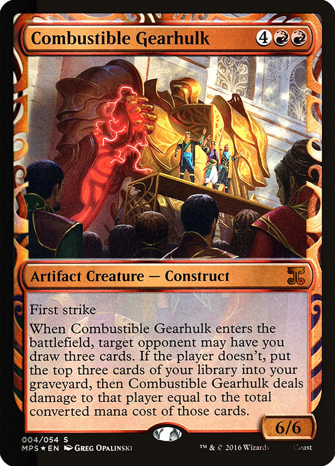 Combustible Gearhulk [Kaladesh Inventions]