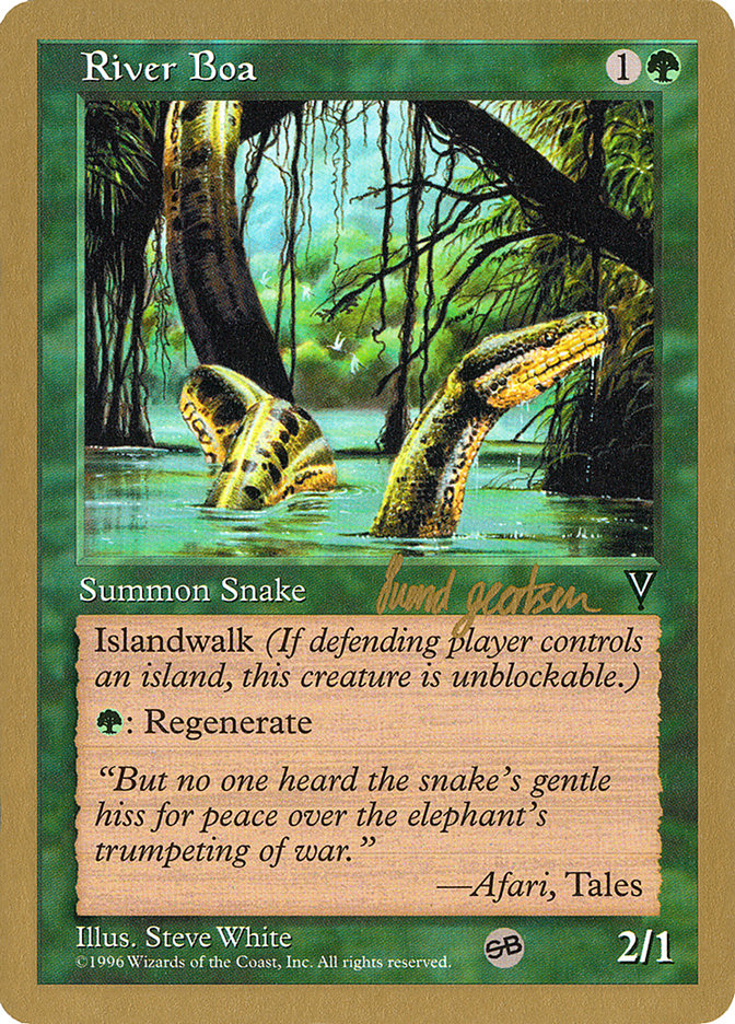 River Boa (Svend Geertsen) (SB) [World Championship Decks 1997]