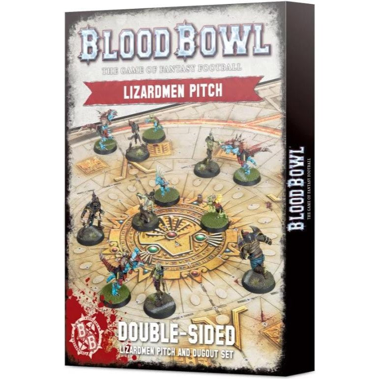 Blood Bowl Pitch - Lizardmen & Dugouts ( 200-79-N ) - Used