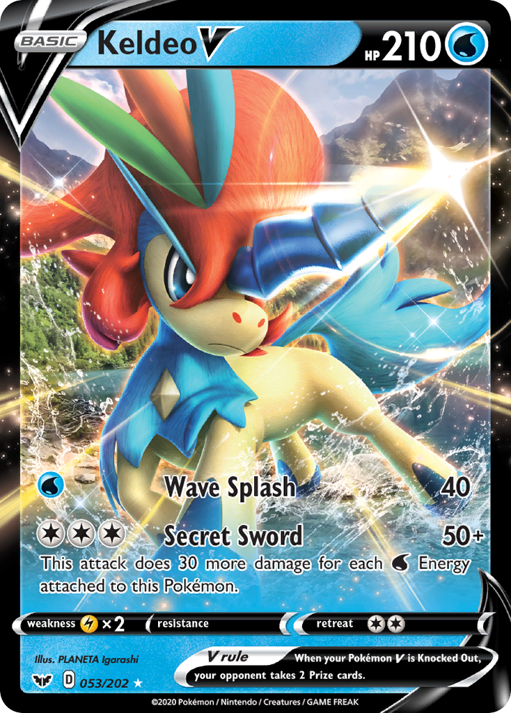 Keldeo V (053/202) [Sword & Shield: Base Set]