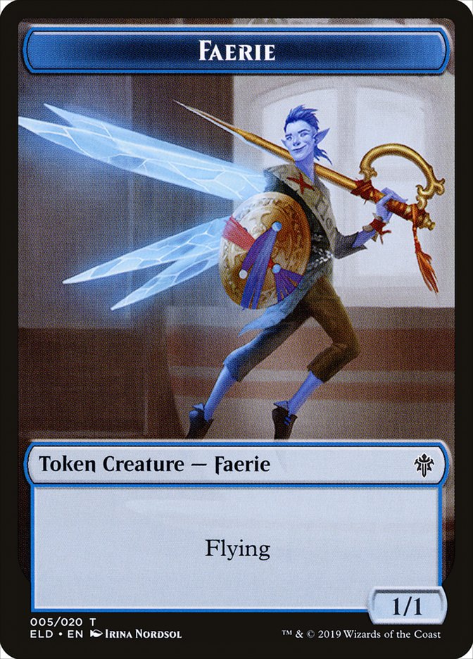 Faerie [Throne of Eldraine Tokens]