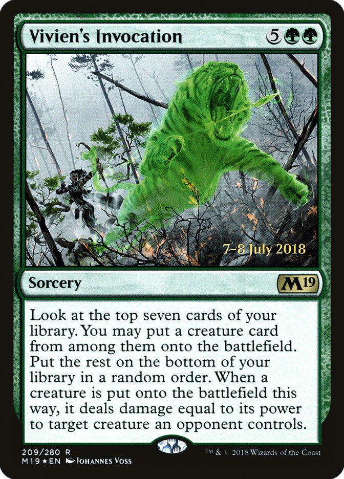 Vivien's Invocation  [Core Set 2019 Prerelease Promos]