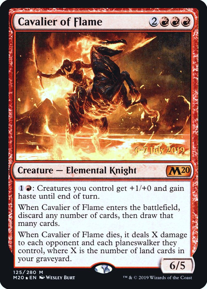 Cavalier of Flame  [Core Set 2020 Prerelease Promos]