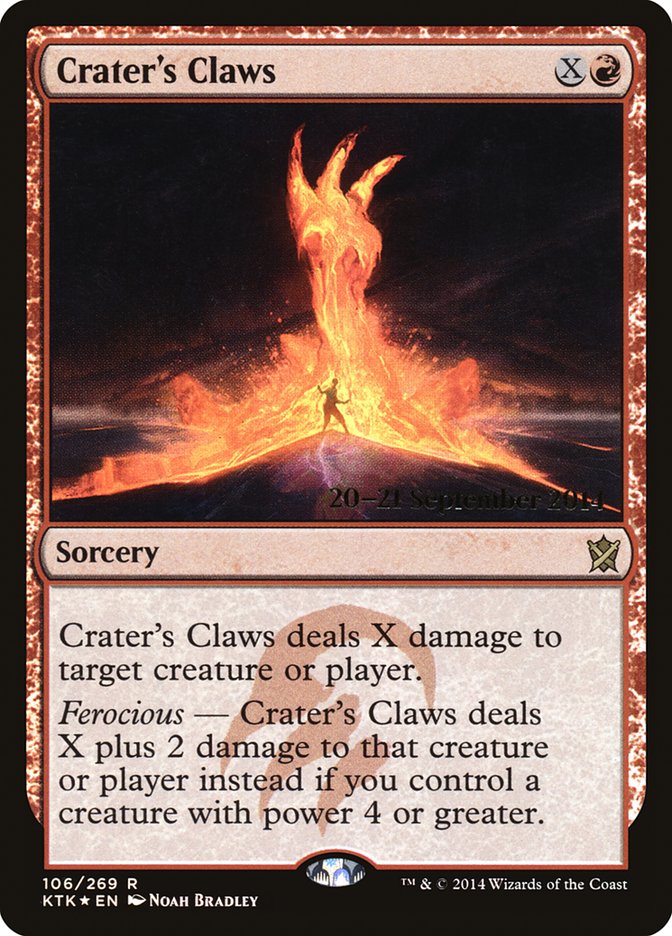 Crater's Claws  [Khans of Tarkir Prerelease Promos]