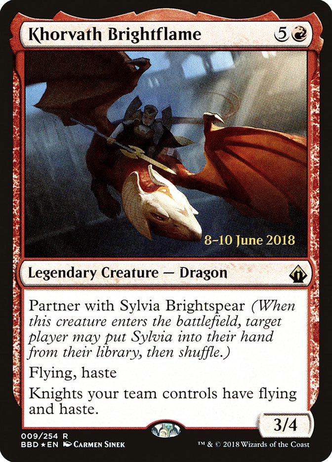 Khorvath Brightflame  [Battlebond Prerelease Promos]