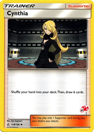 Cynthia (119/156) (Charizard Stamp